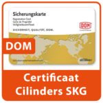 DOM Certificaat Profiel Cilinders SKG