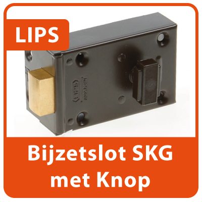 LIPS Bijzetslot met Knop SKG Slotenmaker Den Haag