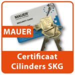 Mauer Certificaat Profiel Cilinders SKG